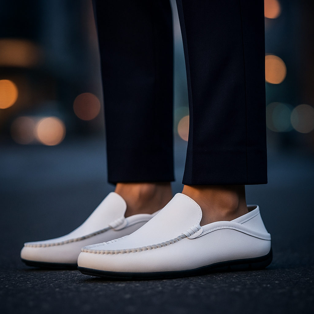 Theodore Leather Driving Loafers