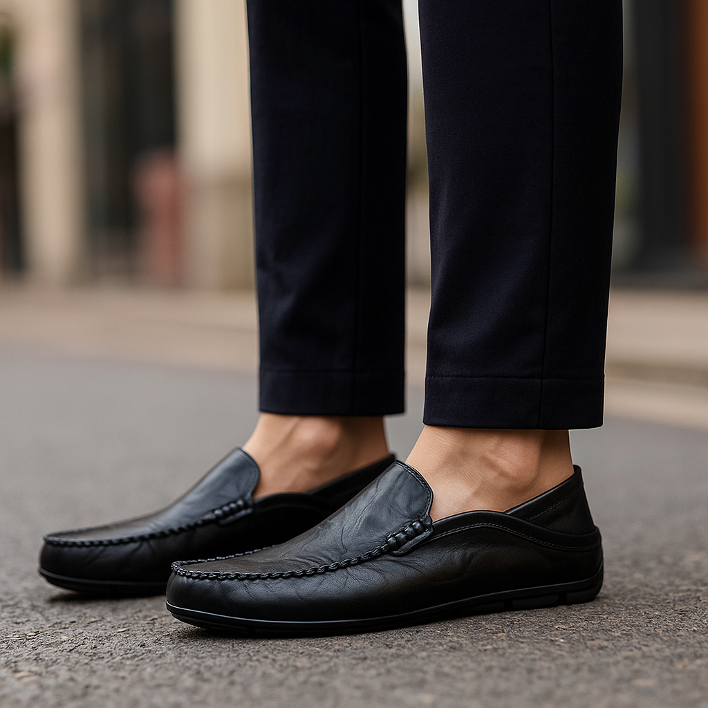 Theodore Leather Driving Loafers