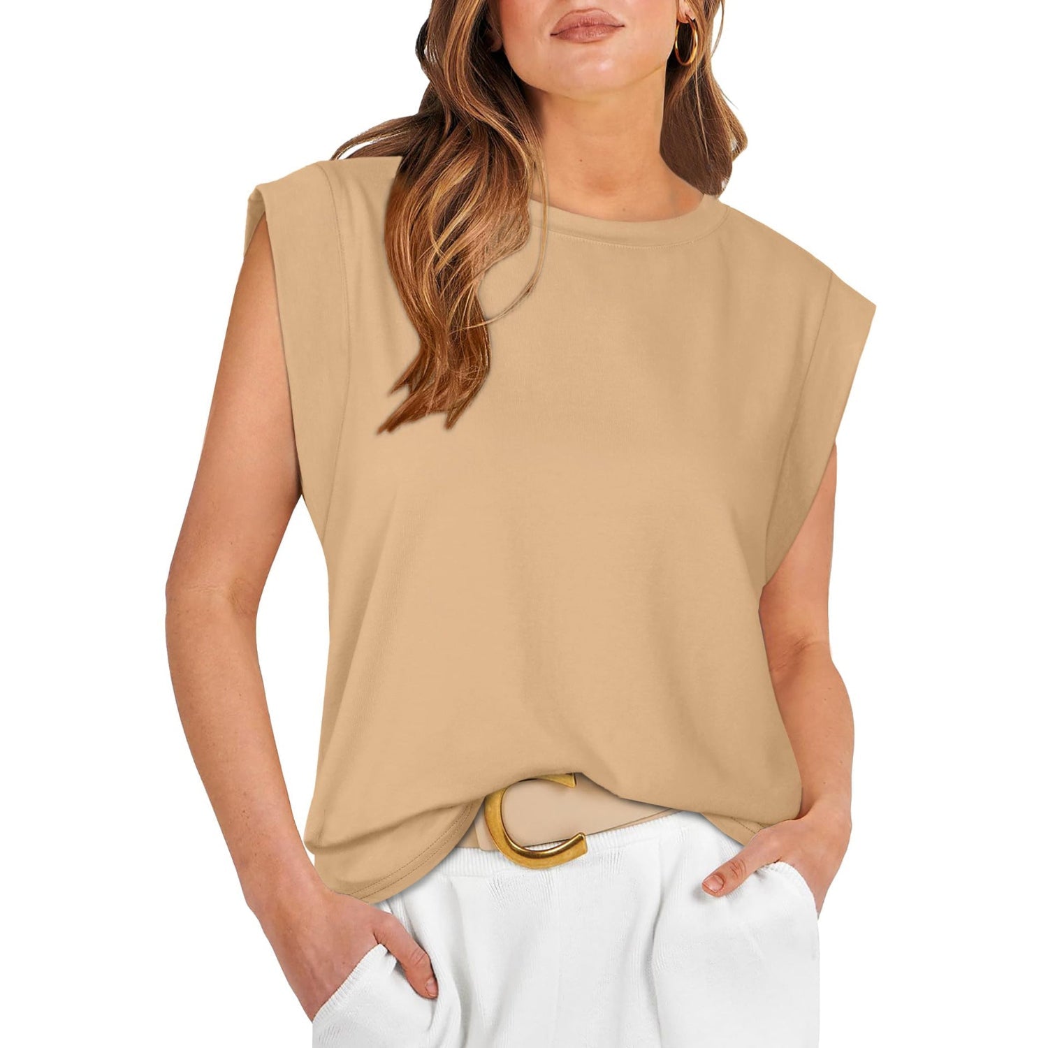 SAMPAGUITA™ – Comfy Loose Fit Crew Neck Summer Top