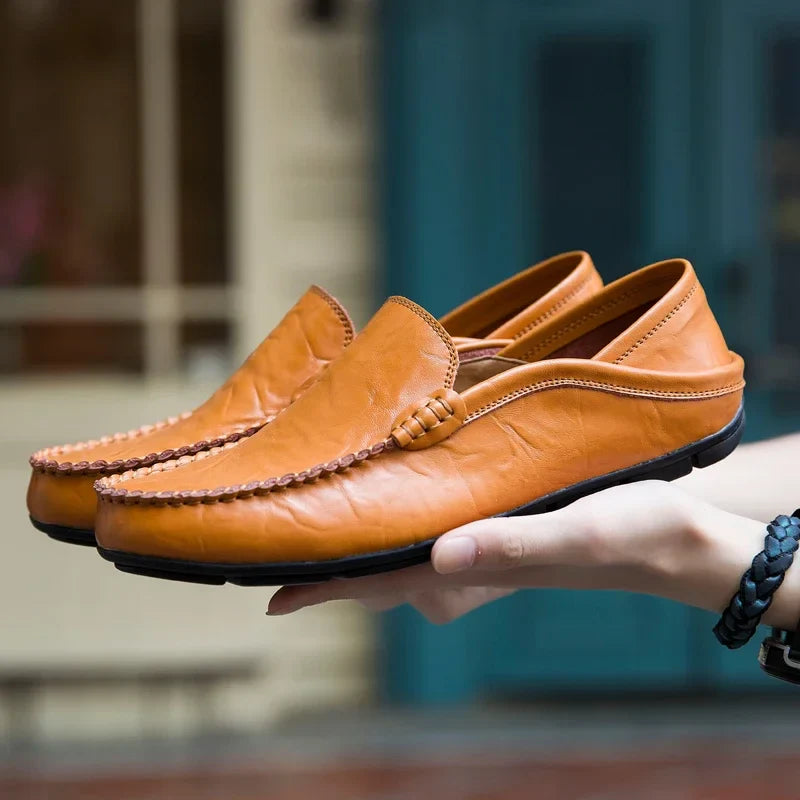Theodore Leather Driving Loafers