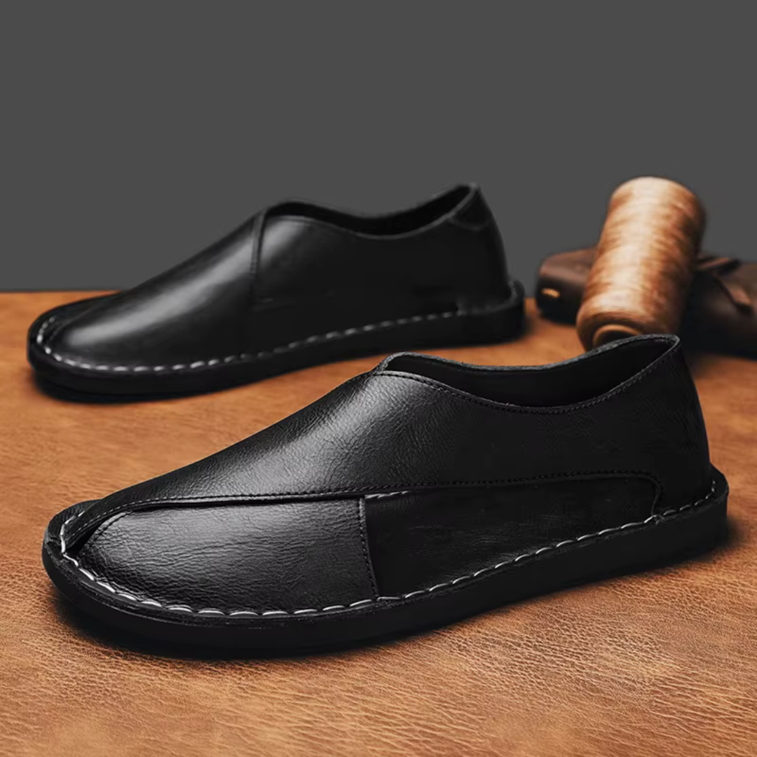 Lorenzo Calfskin Leather Sandal