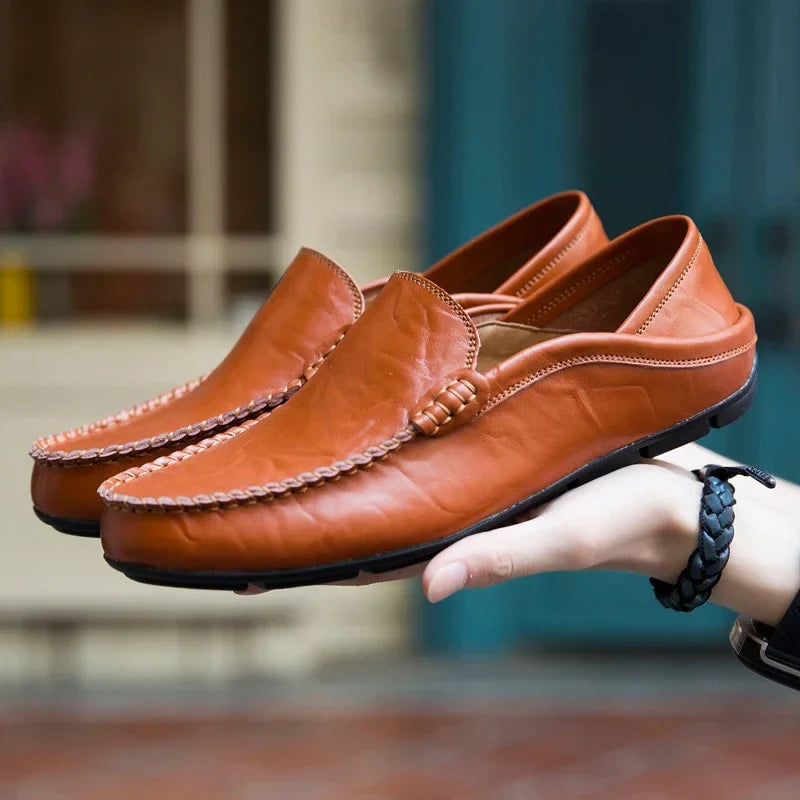 Theodore Leather Driving Loafers