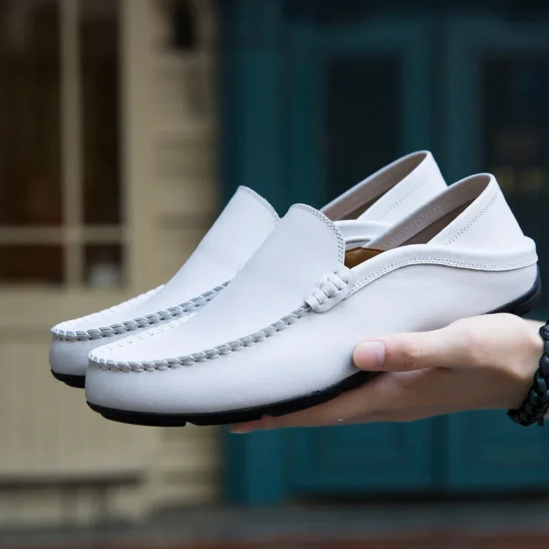 Theodore Leather Driving Loafers