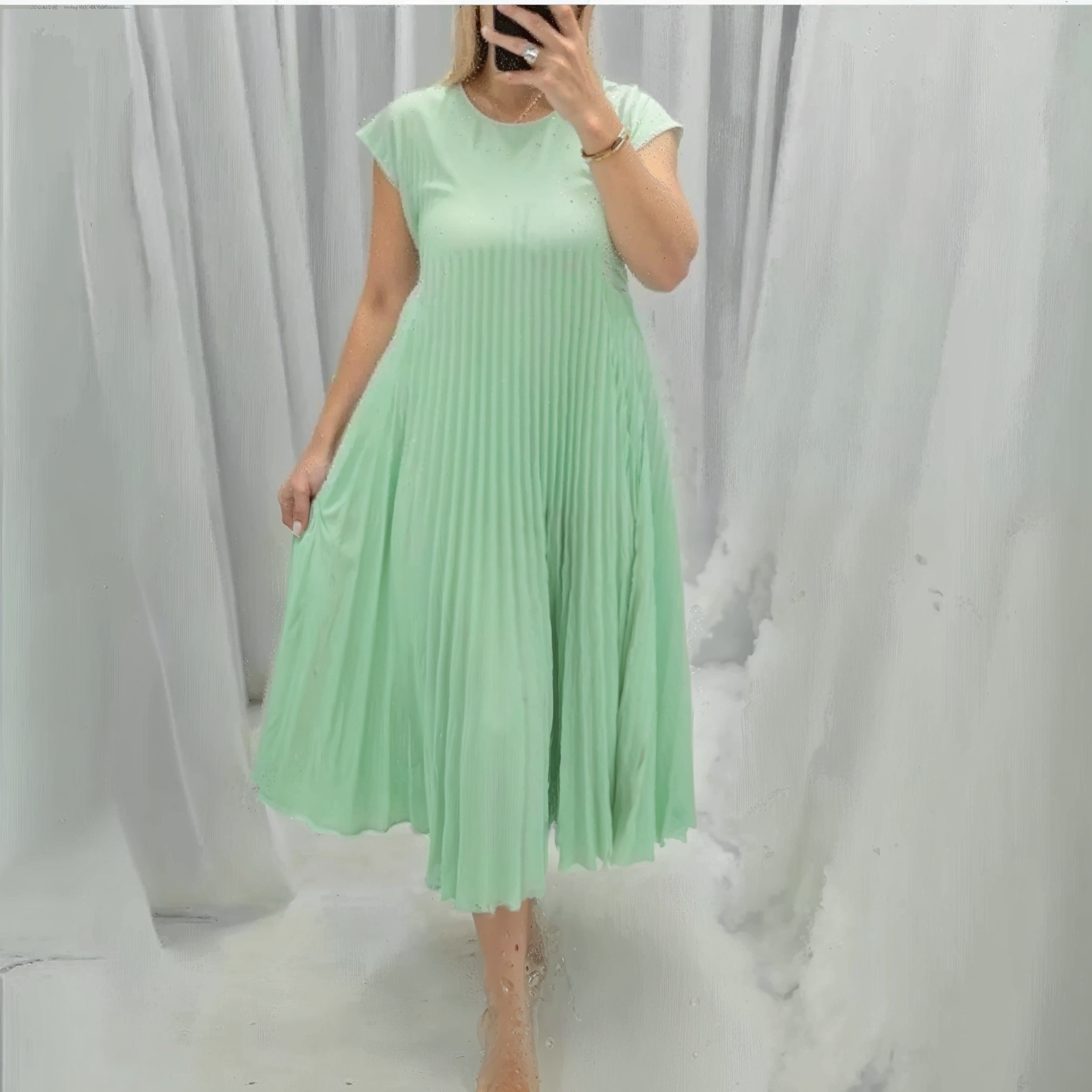 NAYLA™ - Flowing Pleated Dress